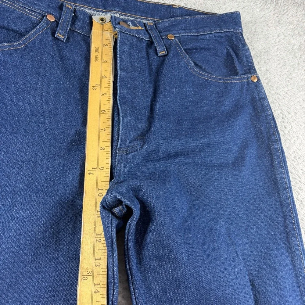 Vintage Wrangler Cowboy Cut Jeans Mens 33x30 (Fits 32x29) Dark Wash 936PWD